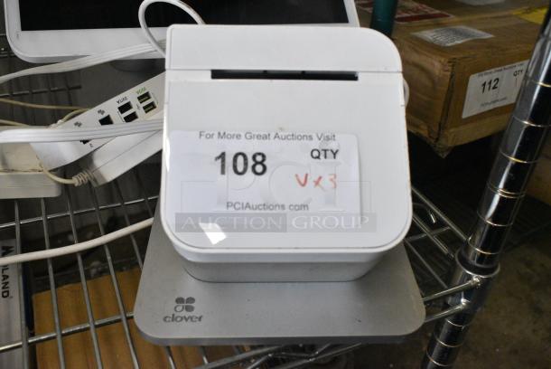 Clover S503 POS Monitor w/ Clover C503 Pro Terminal Monitor and Clover P500 Receipt Printer, - Image 4 of 9