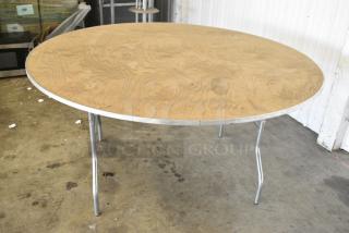BRAND NEW SCRATCH AND DENT! Round Folding Table.