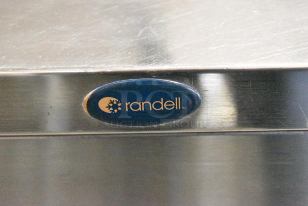 Randell 9404-7 Stainless Steel Commercial Single Door Undercounter Cooler on Commercial Casters. 115 Volts, 1 Phase. Tested and Working! - Image 2 of 6