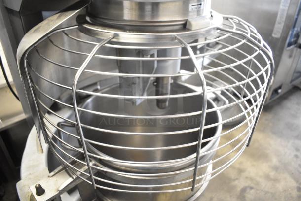 Hobart Legacy HL800 Metal Commercial Floor Style 80 Quart Planetary Dough Mixer w/ Bowl Guard and Stainless Steel Mixing Bowl (not 80 quart). 200-240 Volts, 3 Phase. - Image 4 of 8