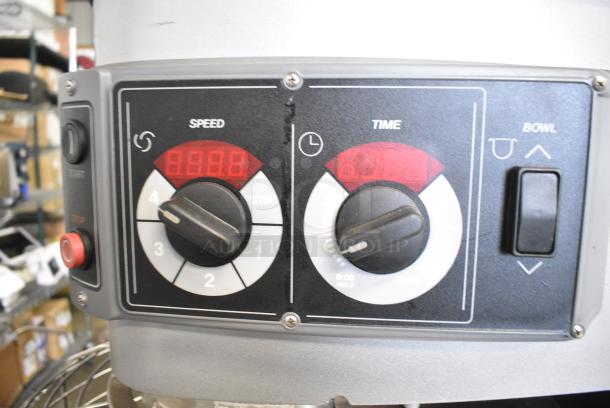 Hobart Legacy HL800 Metal Commercial Floor Style 80 Quart Planetary Dough Mixer w/ Bowl Guard and Stainless Steel Mixing Bowl (not 80 quart). 200-240 Volts, 3 Phase. - Image 6 of 8