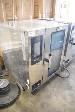 2016 Alto Shaam CTP10-10E Stainless Steel Commercial Electric Powered Combi Convection Oven. 208-240 Volts, 3 Phase.