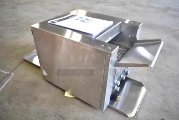 BRAND NEW SCRATCH AND DENT! Vollrath JT2HC Stainless Steel Commercial Countertop Conveyor Toaster Oven. 120 Volts, 1 Phase. Tested and Working! - Image 2 of 7