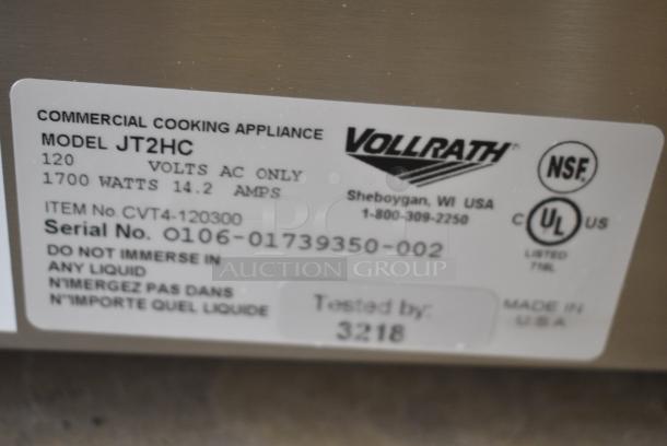 BRAND NEW SCRATCH AND DENT! Vollrath JT2HC Stainless Steel Commercial Countertop Conveyor Toaster Oven. 120 Volts, 1 Phase. Tested and Working! - Image 6 of 7