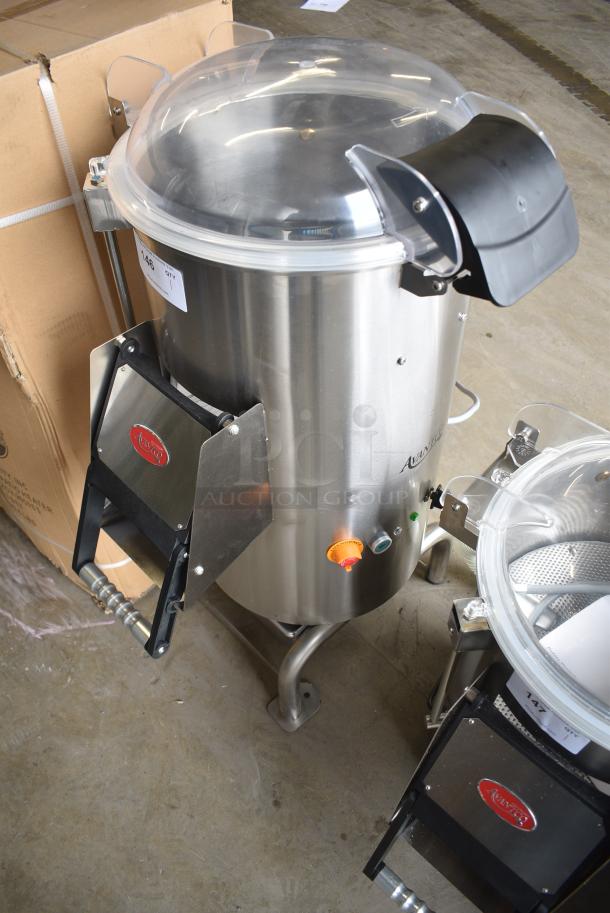 BRAND NEW SCRATCH AND DENT! Avantco 177PPF40 Stainless Steel Commercial Potato Peeler. 120 Volts, 1 Phase. Tested and Does Not Power On - Image 3 of 9