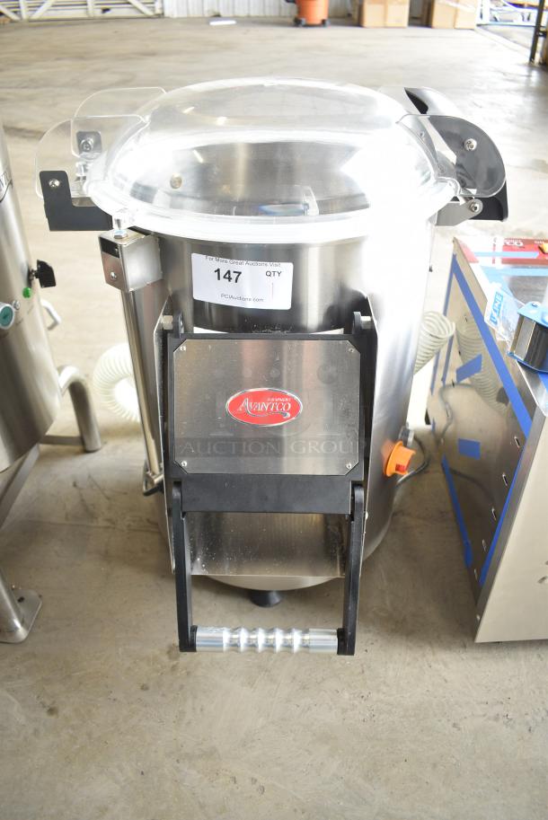 BRAND NEW SCRATCH AND DENT! Avantco 177PPC22 Stainless Steel Commercial Potato Peeler. 120 Volts, 1 Phase. Tested and Working! - Image 1 of 8