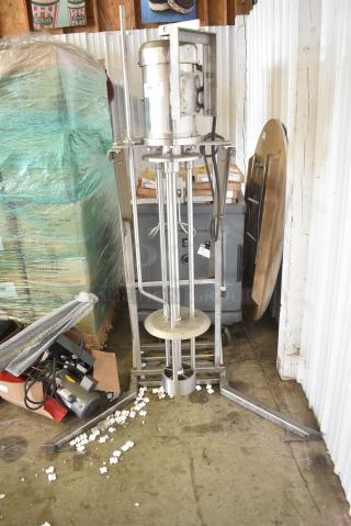 Arde-Barinco CJ-50-P Metal Commercial Floor Style Reversible Homogenizer 33" Immersion. 250 Volts.