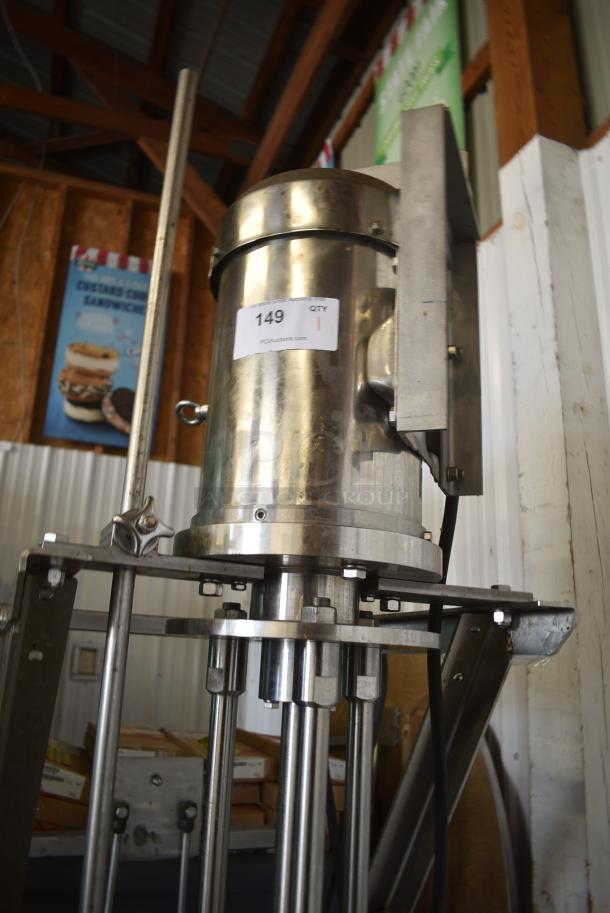 Arde-Barinco CJ-50-P Metal Commercial Floor Style Reversible Homogenizer 33" Immersion. 250 Volts. - Image 3 of 7