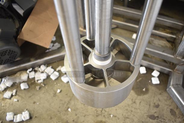 Arde-Barinco CJ-50-P Metal Commercial Floor Style Reversible Homogenizer 33" Immersion. 250 Volts. - Image 5 of 7