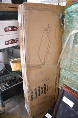 3 BRAND NEW IN THE BOX! ServIt 423HSW2060 60" Stainless Steel Heated Shelf Warmer. 120 Volts, 1 Phase. 3 Times Your Bid!