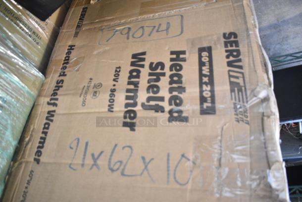 3 BRAND NEW IN THE BOX! ServIt 423HSW2060 60" Stainless Steel Heated Shelf Warmer. 120 Volts, 1 Phase. 3 Times Your Bid! - Image 4 of 6