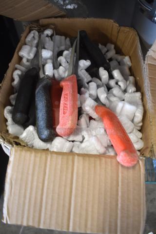 50 SHARPENED Stainless Steel Knives Including Chef Knives. 50 Times Your Bid!