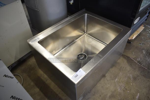 BRAND NEW SCRATCH AND DENT! Steelton 522MS202812 28" x 20" x 12" 16 Gauge 304 Stainless Steel One Compartment Floor Mop Sink - Image 2 of 4