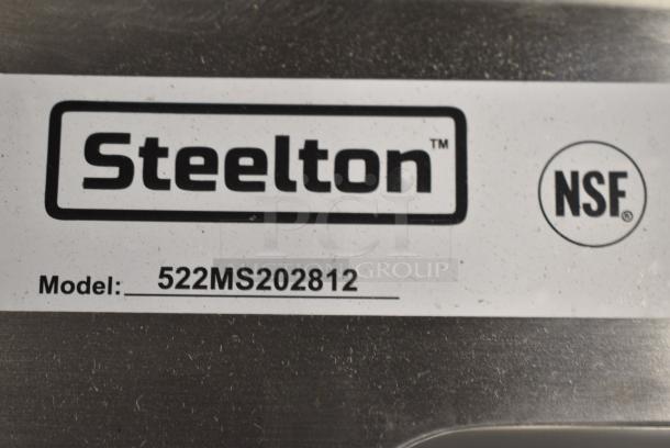 BRAND NEW SCRATCH AND DENT! Steelton 522MS202812 28" x 20" x 12" 16 Gauge 304 Stainless Steel One Compartment Floor Mop Sink - Image 4 of 4