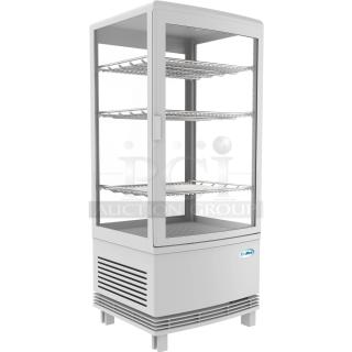 BRAND NEW IN BOX! KoolMore CDCU-3C-WH 17 in. White Countertop Display Refrigerator - 3 Cu Ft. Tested and Working!