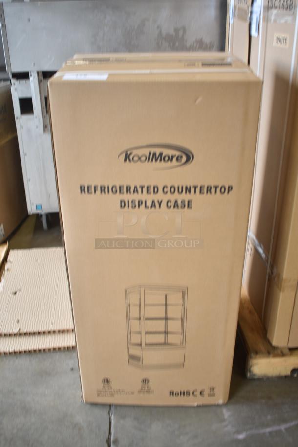 BRAND NEW IN BOX! KoolMore CDCU-3C-WH 17 in. White Countertop Display Refrigerator - 3 Cu Ft. Tested and Working! - Image 2 of 8