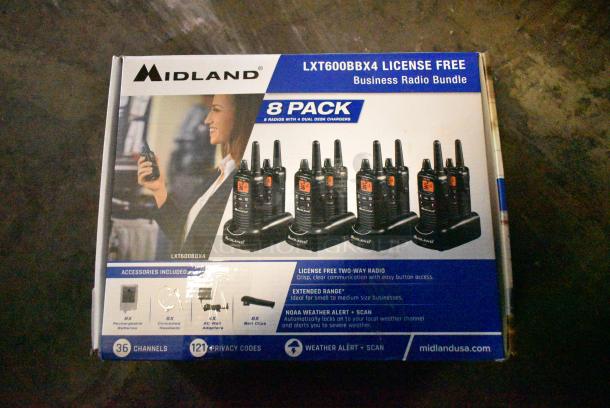 BRAND NEW! Midland LXT600BBX4 Business Radio Bundle - Image 1 of 4