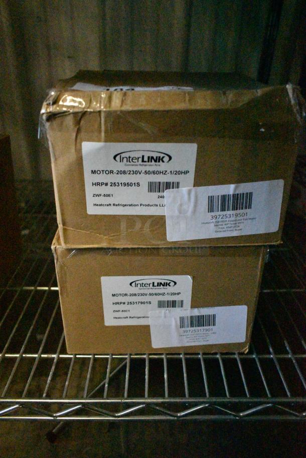 2 BRAND NEW! Items Including 39725319501 Heatcraft 25319501 Evaporator Fan Motor and 39725317901 Heatcraft 25317901S Motor - 230V. 2 Times Your Bid! - Image 1 of 6