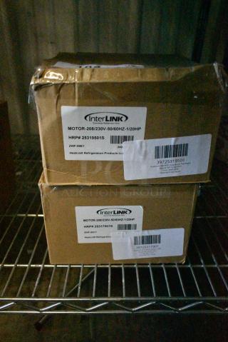 2 BRAND NEW! Items Including 39725319501 Heatcraft 25319501 Evaporator Fan Motor and 39725317901 Heatcraft 25317901S Motor - 230V. 2 Times Your Bid!