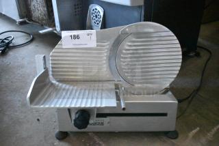 Aepi Metal Commercial Countertop Meat Slicer. 220 Volts. Tested and Working!