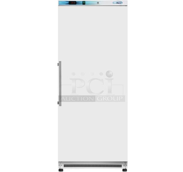 BRAND NEW SCRATCH AND DENT! KoolMore KM-FMD20WH 21 Cu. ft. Commercial Reach-in Freezer in White Manual Defrost. Tested and Working! - Image 1 of 7