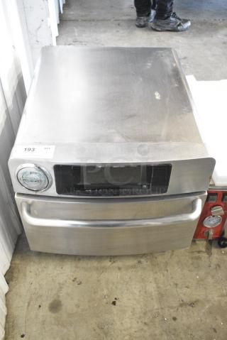 2018 Turbochef Encore 2 Stainless Steel Commercial Countertop Electric Powered Rapid Cook Oven. 208/240 Volts, 1 Phase.