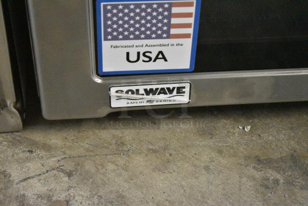 BRAND NEW SCRATCH AND DENT! 2024 Solwave SWA21T Stainless Steel Commercial Countertop Microwave Oven. 208/240 Volts, 1 Phase. - Image 3 of 7