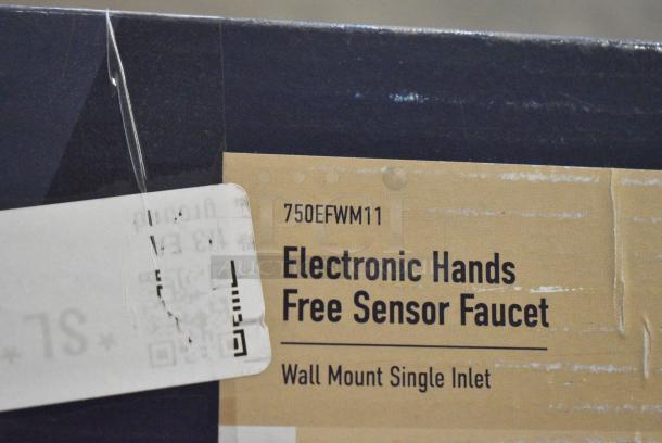 BRAND NEW SCRATCH AND DENT! Waterloo 750EFWM11 Wall Mount Hands-Free Sensor Faucet with 4 9/16" Gooseneck Spout - Image 4 of 4