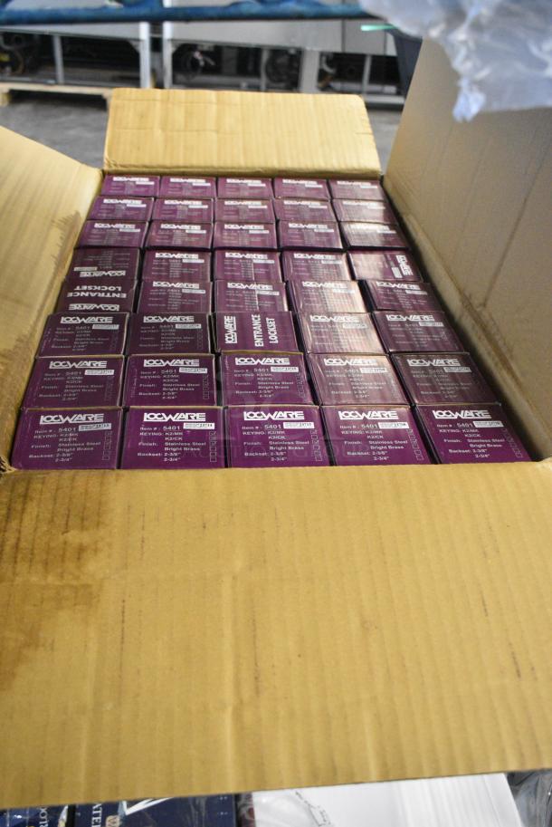 Box of 40 BRAND NEW! LocWave 5401 Entrance Lockset - Image 3 of 5