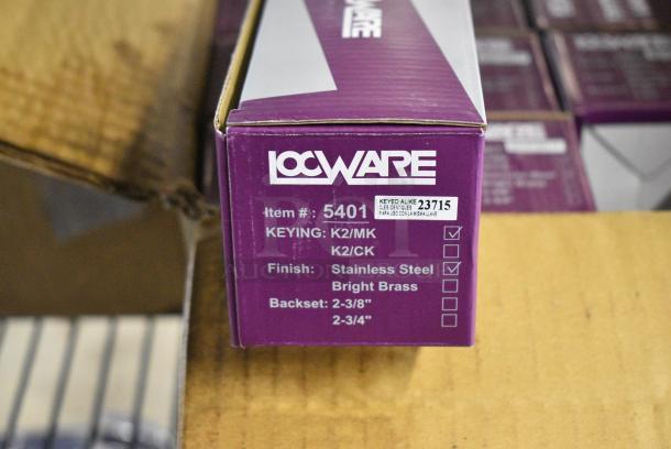 Box of 40 BRAND NEW! LocWave 5401 Entrance Lockset - Image 4 of 5