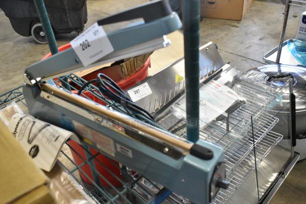 Omcan PFS-16 Metal Countertop Sealer. 120 Volts, 1 Phase. Tested and Working! - Image 2 of 10