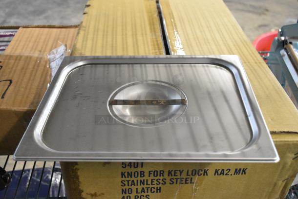 9 Various BRAND NEW SCRATCH AND DENT! Items Including Stainless Steel Drop In Bins and Lids. 9 Times Your Bid! - Image 2 of 7