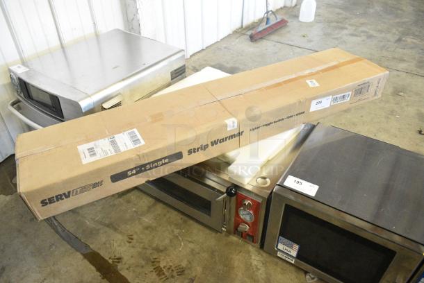 BRAND NEW SCRATCH AND DENT! ServIt 423SW54TLCPA 54" Lighted Strip Warmer with Single Toggle Control and Cord . 120 Volts, 1 Phase. - Image 2 of 4