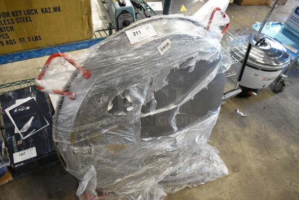 BRAND NEW SCRATCH AND DENT! 473PAELLA35C Vigor 35 1/2" Polished Carbon Steel Paella Pan - Image 1 of 3