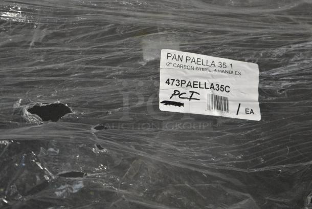 BRAND NEW SCRATCH AND DENT! 473PAELLA35C Vigor 35 1/2" Polished Carbon Steel Paella Pan - Image 3 of 3