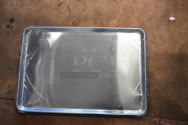 3 BRAND NEW SCRATCH AND DENT! 407BUNFULL Choice Full Size 18" x 26" 19 Gauge Wire in Rim Aluminum Bun Pan / Sheet Pan. 3 Times Your Bid! - Image 3 of 4