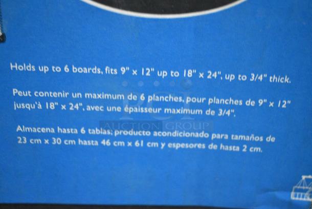 BRAND NEW SCRATCH AND DENT! San Jamar Cutting Board Storage Rack - Image 3 of 4