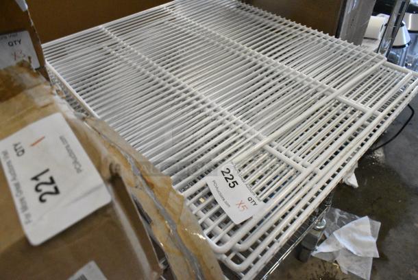 BRAND NEW SCRATCH AND DENT! Lot of 5 Poly Coated Racks - Image 2 of 3