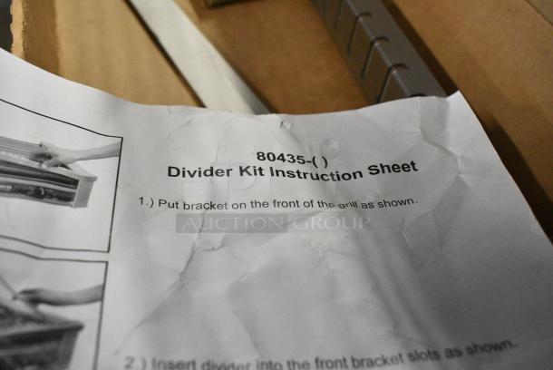 BRAND NEW SCRATCH AND DENT! 5918043545WS Nemco 80435-45W-SLT Divider Kit for Slanted 8045W Series Roller Grills - Image 3 of 5