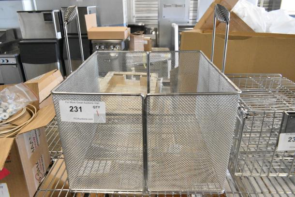 BRAND NEW SCRATCH AND DENT! Metal Fry Basket - Image 1 of 3