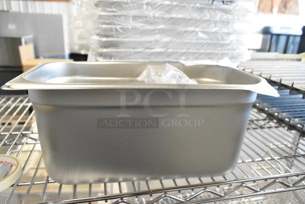 12 BRAND NEW SCRATCH AND DENT! Stainless Steel 1/3 Size Drop In Bins. 12 Times Your Bid! - Image 1 of 5