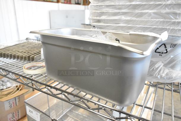 12 BRAND NEW SCRATCH AND DENT! Stainless Steel 1/3 Size Drop In Bins. 12 Times Your Bid! - Image 3 of 5