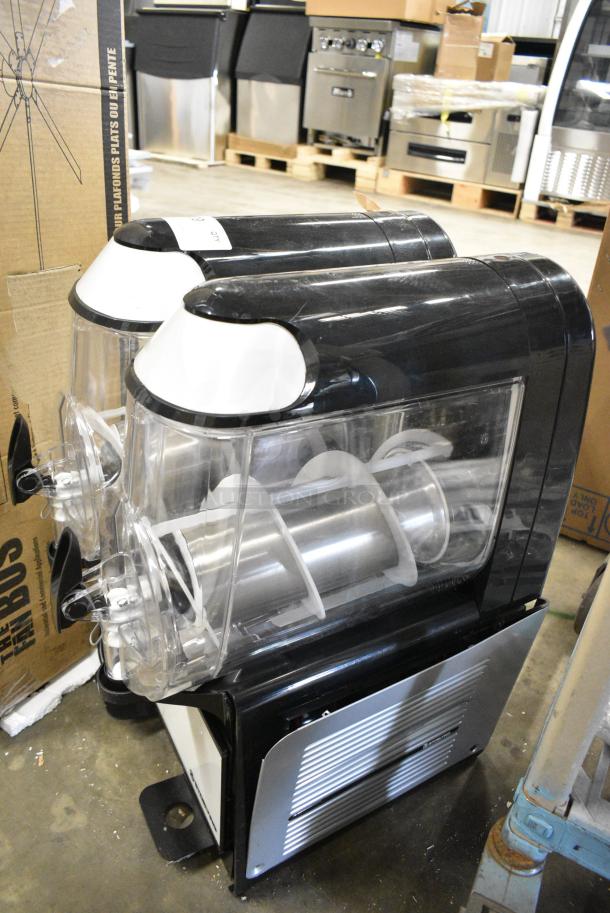 BRAND NEW SCRATCH AND DENT! Stoelting SCBF128-37 Double 2.6 Gallon Frozen Beverage / Granita Machine. 115 Volts, 1 Phase. Tested and Powers On But Parts Do Not Move and Does Not Get Cold - Image 3 of 9