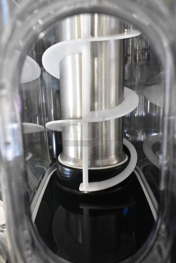BRAND NEW SCRATCH AND DENT! Stoelting SCBF128-37 Double 2.6 Gallon Frozen Beverage / Granita Machine. 115 Volts, 1 Phase. Tested and Powers On But Parts Do Not Move and Does Not Get Cold - Image 5 of 9