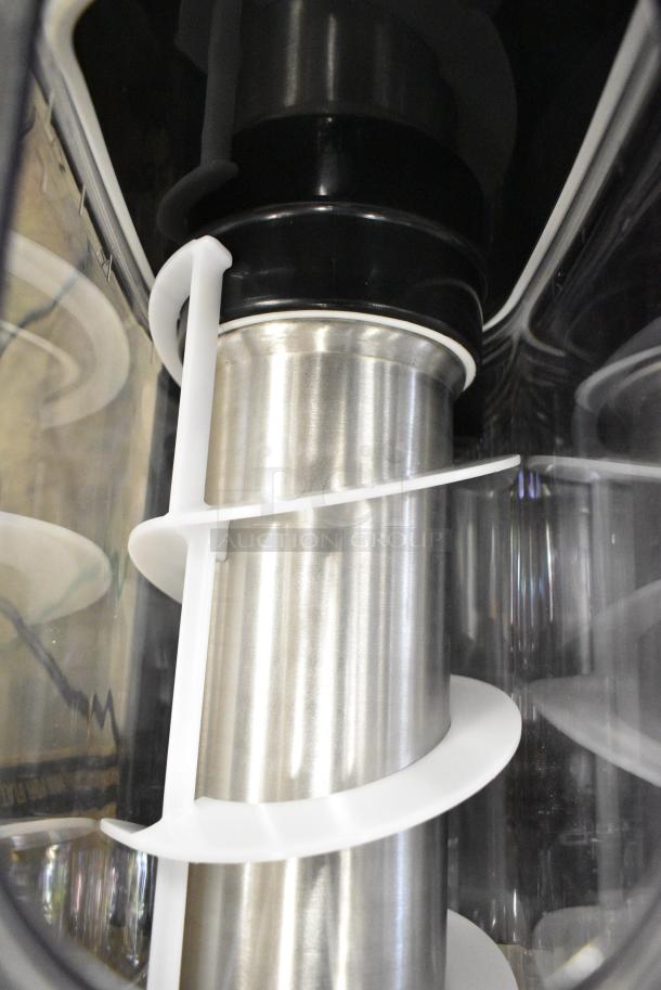 BRAND NEW SCRATCH AND DENT! Stoelting SCBF128-37 Double 2.6 Gallon Frozen Beverage / Granita Machine. 115 Volts, 1 Phase. Tested and Powers On But Parts Do Not Move and Does Not Get Cold - Image 6 of 9