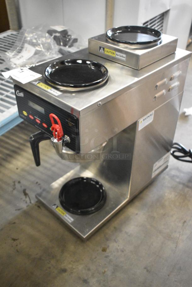 BRAND NEW SCRATCH AND DENT! Curtis ALP3GT12A000 Stainless Steel 12 Cup Coffee Brewer with 1 Lower and 2 Upper Warmers. 120 Volts, 1 Phase. - Image 3 of 7