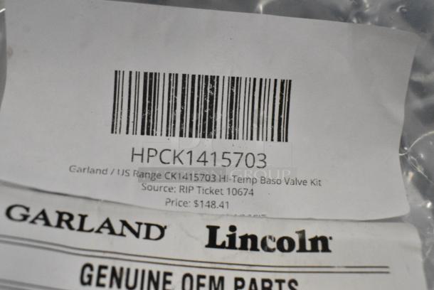 2 BRAND NEW SCRATCH AND DENT! Items Including HPCK14157031 Garland / US Range CK1415703 Hi-Temp Baso Valve Kit and Imperial 36240 Solenoid Valve 1/2 In HP36240. 2 Times Your Bid! - Image 7 of 8