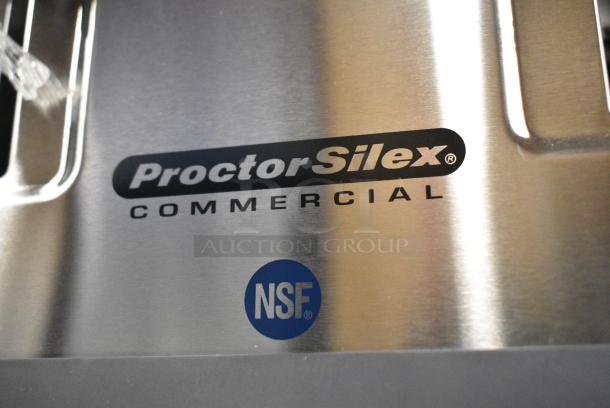 BRAND NEW SCRATCH AND DENT! Proctor Silex 24855 4 Slice Commercial Toaster with 1 3/8" Slots - 120V, 1750W - Image 4 of 7
