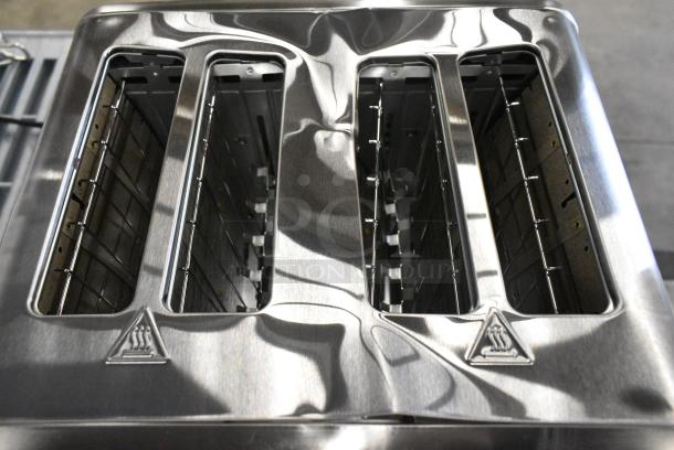 BRAND NEW SCRATCH AND DENT! Proctor Silex 24855 4 Slice Commercial Toaster with 1 3/8" Slots - 120V, 1750W - Image 5 of 7