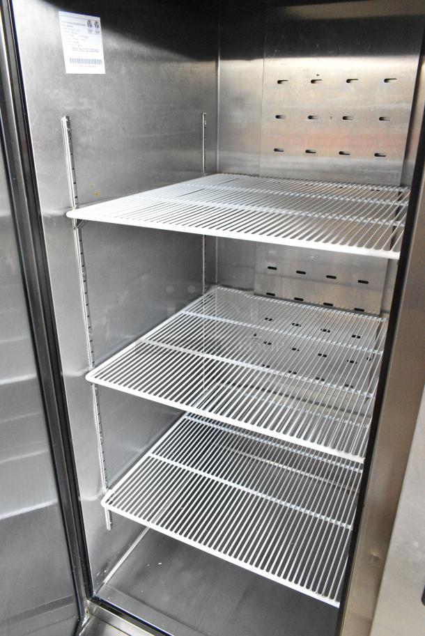 2021 Atosa MBF8507GR Stainless Steel Commercial 2 Door Reach In Cooler. 115 Volts, 1 Phase. Tested and Working! - Image 3 of 7